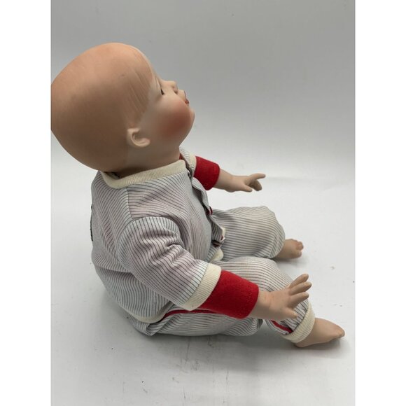 Vintage Yolanda Bello Signed Michael Baseball Baby Boy Porcelain Doll 11" - Picture 16 of 16